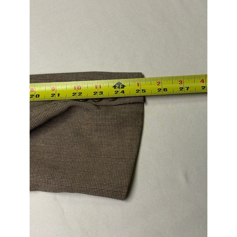 Vintage Brooks Brothers Mens Blazer Jacket Tan Plaid Coat 44 LG Union Made‎ USA